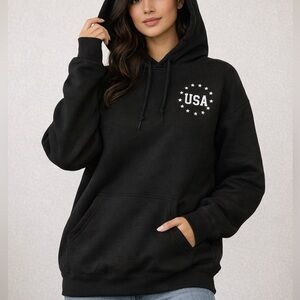 SHEIN Black USA Men's Sweater